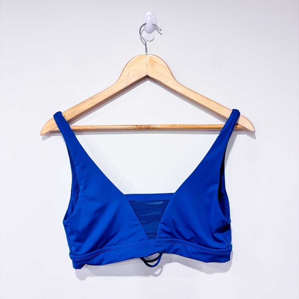 SKYE‎ blue swimsuit top | colorful beach summer swimwear *